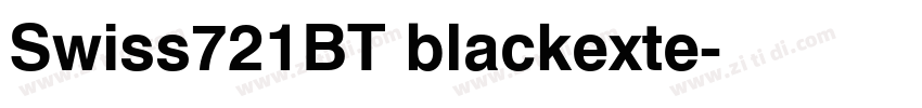 Swiss721BT blackexte字体转换